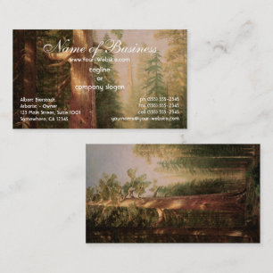 Great Trees, Mariposa Grove, California, Bierstadt Business Card