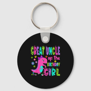 Great uncle of the birthday girl saurus rex keychain