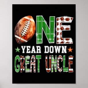 Great Uncle Of The One Year Old 1st Birthday Boy Poster