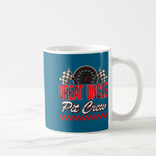 Great Uncle T Crew Race Car Birthday Boy Racing Fa Coffee Mug