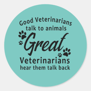 Great Veterinarian Stickers