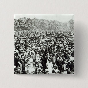 Great Votes for Women demonstration in Hyde 2 Inch Square Button