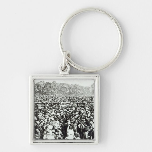 Great Votes for Women demonstration in Hyde Keychain (Front)