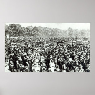 Great Votes for Women demonstration in Hyde Poster