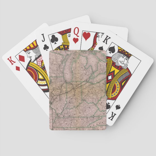 Great Wabash System Playing Cards (Back)