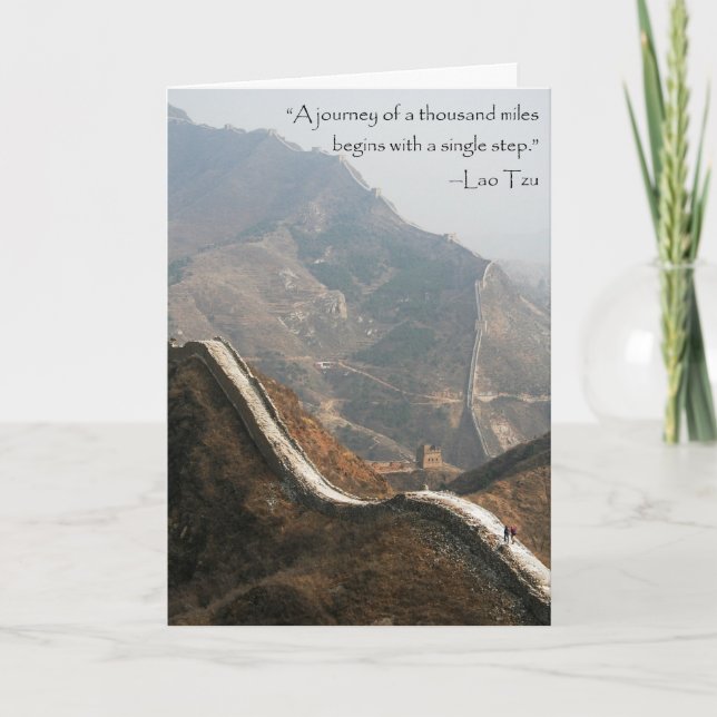 Great Wall Bon Voyage Card (Front)