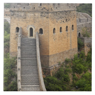 Great Wall of China at Jinshanling, China, Asia 2 Tile