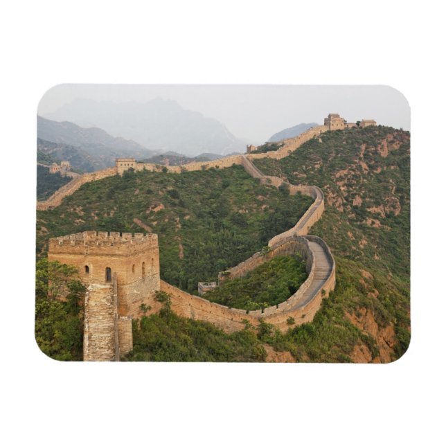 Great Wall of China at Jinshanling, China, Asia Magnet (Horizontal)