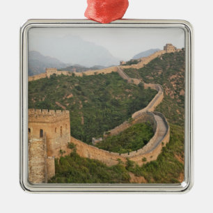 Great Wall of China at Jinshanling, China, Asia Metal Ornament