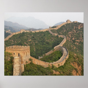 Great Wall of China at Jinshanling, China, Asia Poster
