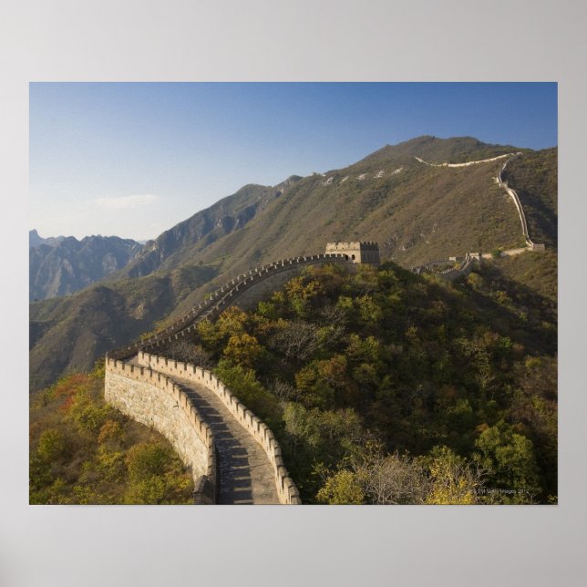Great Wall of China at Mutianyu 2 Poster (Front)