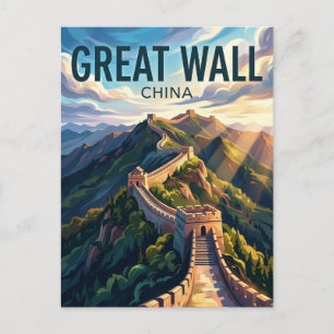 Great Wall of China China Postcard