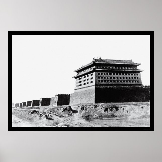 Great Wall of China in Peking 1918 Poster (Front)