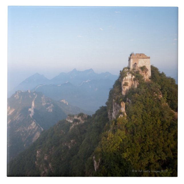 Great Wall of China, JianKou unrestored section. Tile (Front)