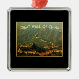 Great Wall Of China Metal Ornament