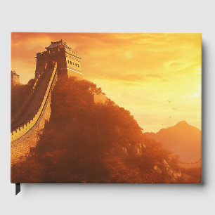 Great Wall of China Sunset – Majestic Guest Book