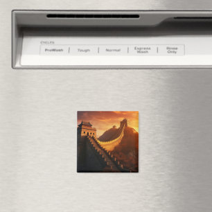 Great Wall of China Sunset – Majestic Magnet