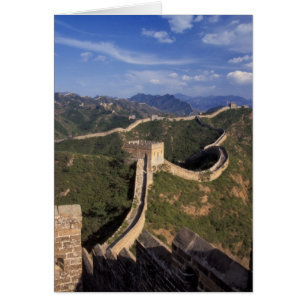 Great Wall winding through the mountain,