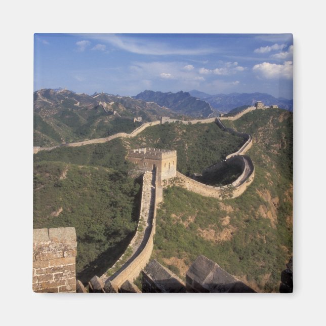 Great Wall winding through the mountain, Magnet (Front)