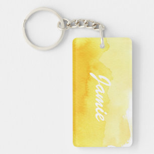 great watercolor background - watercolor paints 2 keychain