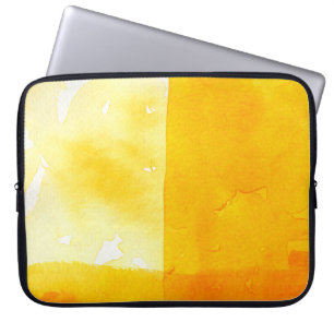 Great watercolor background - watercolor paints on laptop sleeve