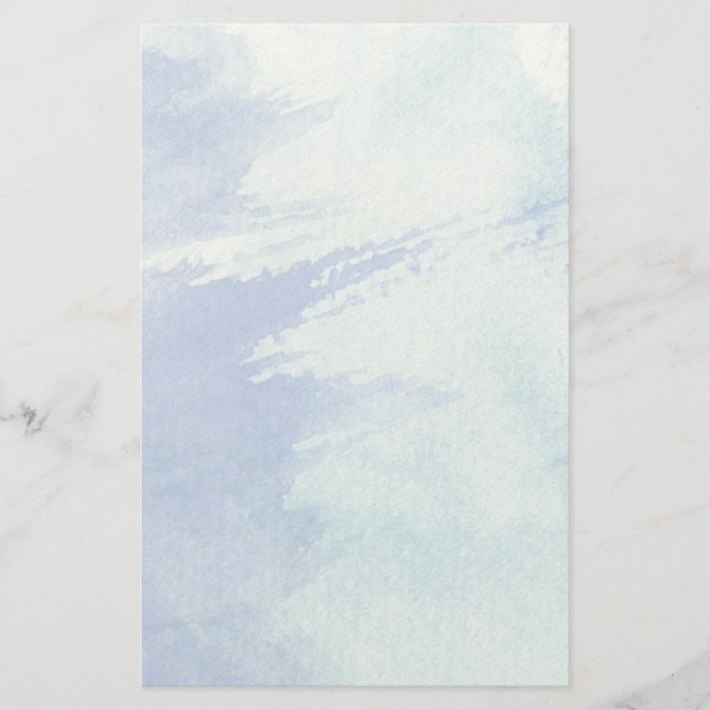great watercolor background - watercolor paints stationery (Front)