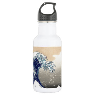 Great Wave Kanagawa Japanese Painting 532 Ml Water Bottle