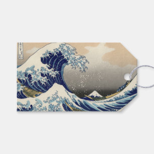 Great Wave Kanagawa Japanese Painting Gift Tags
