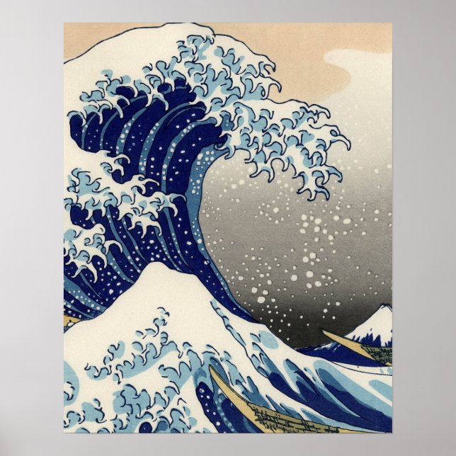 Great Wave Kanagawa Japanese Painting Poster (Front)