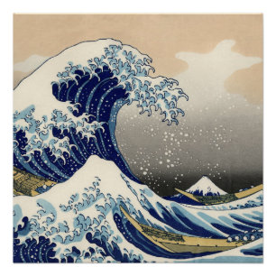 Great Wave Kanagawa Japanese Painting Poster