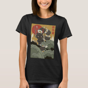 Great wave of kanagawa Sushi Dragon Edo Period T-Shirt