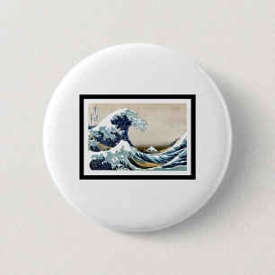 Great Wave off Kanagawa 2 Inch Round Button
