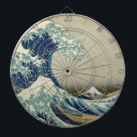 Great Wave off Kanagawa - Hokusai Dartboard<br><div class="desc">Great Wave off Kanagawa - Hokusai Print of Japanese color woodblock design.</div>