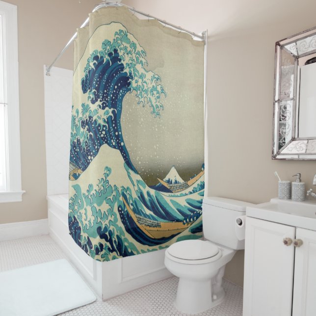 Great Wave off Kanagawa Hokusai famous wave Japan (In Situ)