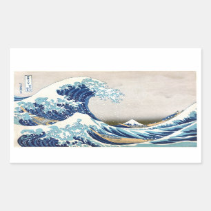 Great Wave Off Kanagawa Hokusai Japanese Fine Art Sticker