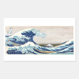 Great Wave Off Kanagawa Hokusai Japanese Fine Art Sticker
