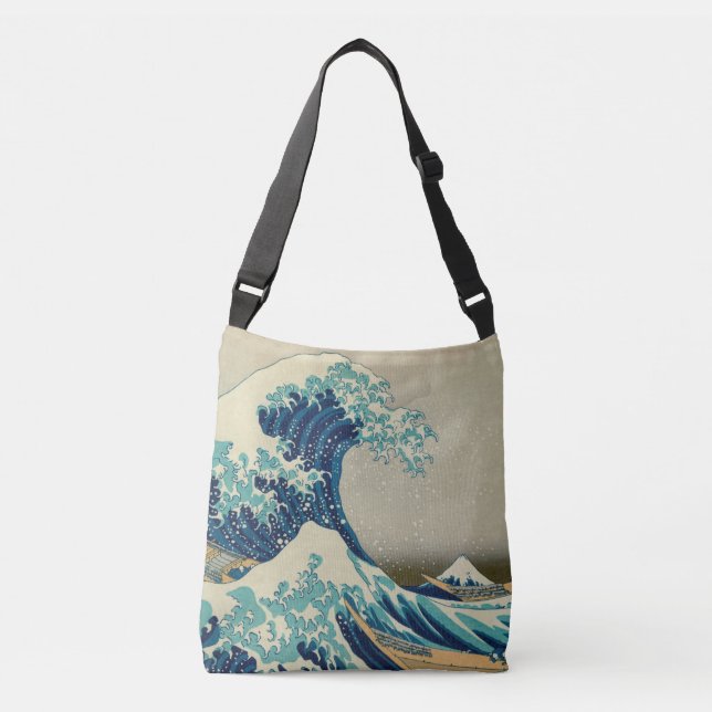 Great Wave off Kanagawa & Japanese Art /Japan Crossbody Bag (Front)