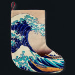 Great Wave Off Kanagawa Japanese Vintage Fine Art Small Christmas Stocking<br><div class="desc">Katsushika Hokusai The Great Wave Off Kanagawa (1830) The Great Wave off Kanagawa, also known as The Great Wave or simply The Wave, is an ukiyo-e print by Japanese artist Hokusai, published sometime between 1830 and 1833 in the late Edo period as the first print in Hokusai's series Thirty-six Views...</div>