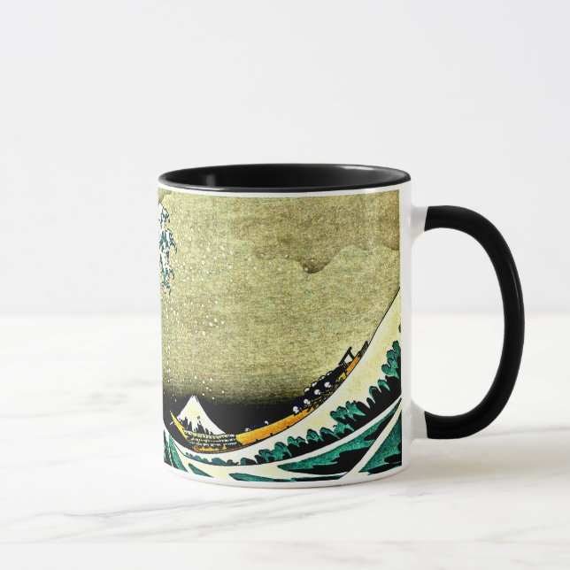 Great Wave off Kanagawa - Katsushika Hokusai 1832 Mug (Right)