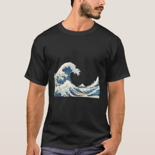 Great Wave Off Kanagawa Katsushika Hokusai Surfing T-Shirt
