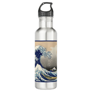 Great Wave off Kanagawa & Mount Fuji Japan Sea 710 Ml Water Bottle