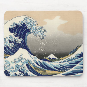 Great Wave off Kanagawa & Mount Fuji Japan Sea Mouse Pad