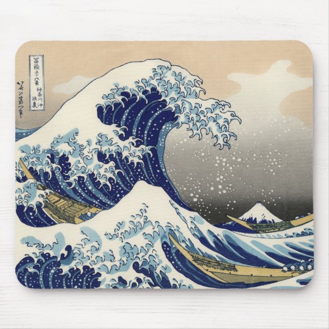 Great Wave off Kanagawa & Mount Fuji Japan Sea Mouse Pad (Front)