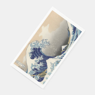 Great Wave off Kanagawa & Mount Fuji Japan Sea Napkin