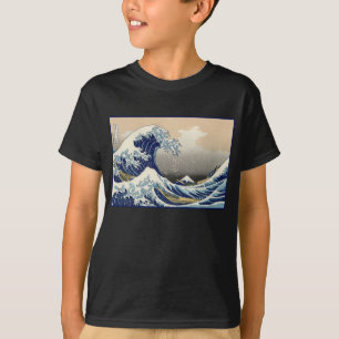 Great Wave off Kanagawa & Mount Fuji Japan Sea T-Shirt