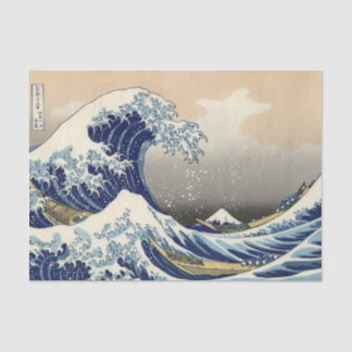 Great Wave off Kanagawa & Mount Fuji Japan Sea Tissue Paper
