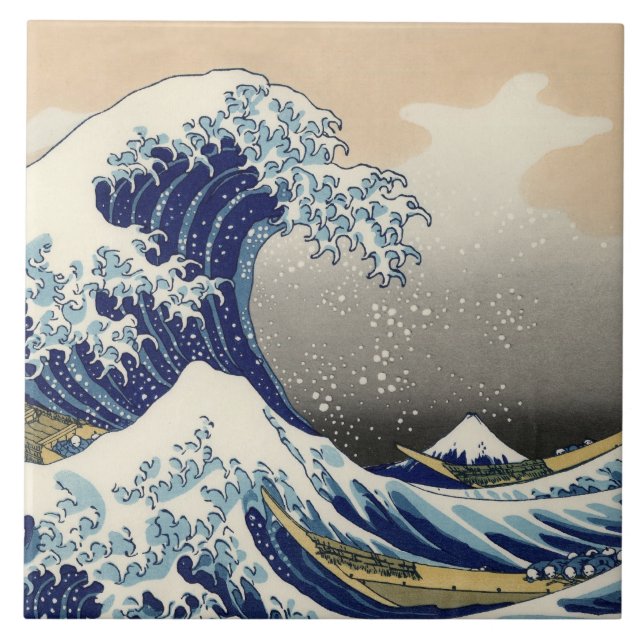 GREAT WAVE OFF KANAGAWA TILE (Front)