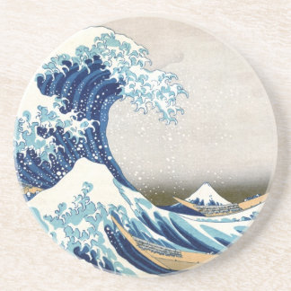Great Wave Off Kanagawa Vintage Japanese Fine Coaster