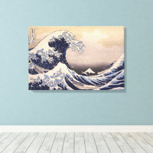 Great Wave Off the Coast of Kanagawa by Hokusai Canvas Print