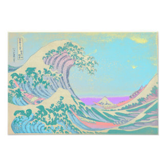 Great Wave Pastel Colors Premium Poster